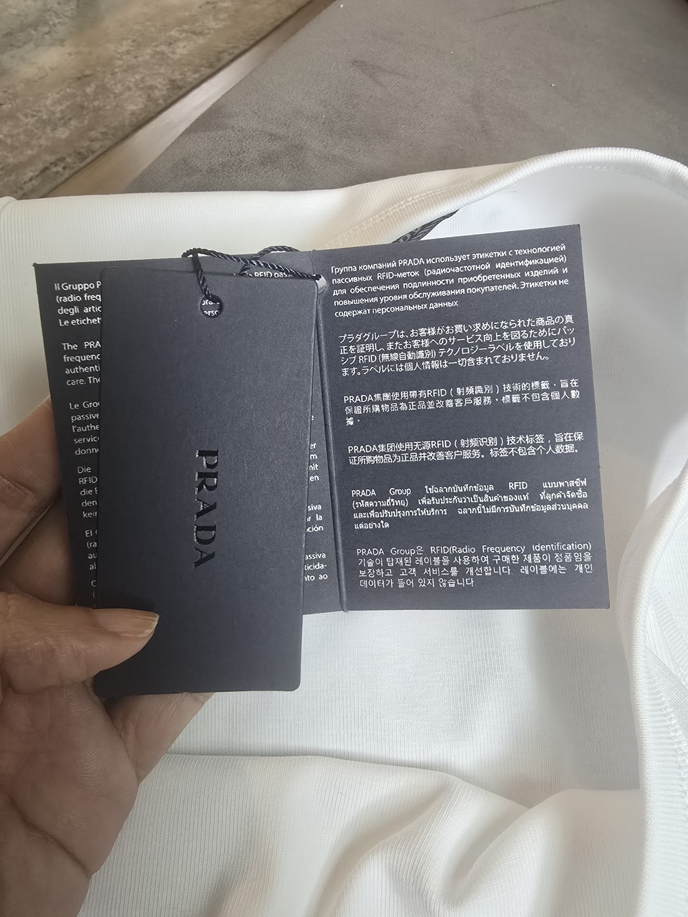 Prada White Rib Tank Top - Picture 8 of 11
